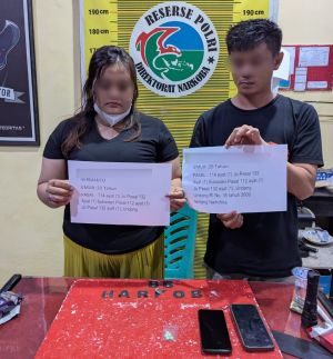  Satresnarkoba Polres Merangin Amankan Pria dan Wanita Terkait Pil Ekstasi 