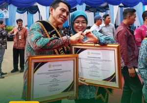 Bupati Fadhil dan Istri Hadiri Acara Peringatan Harganas Tingkat Provinsi Jambi Ke-32 di Kerinci 