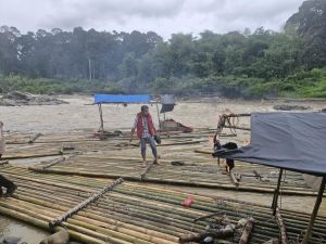  Polres Merangin Bersama Dinas Pariwisata dan BPBD Tindak PETI di Kawasan Geopark Merangin
