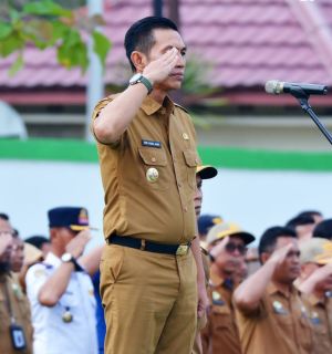 Bupati Fadhil jadi Pembina Upacara Peringatan Haornas Ke-42 Tingkat Kabupaten Batang Hari Tahun 2025