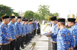  Bupati H M Syukur Turun ke Lapangan Lakukan Absen, Dinas Kominfo Capaian Kehadiran Terbaik