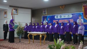 Lavita Syukur Lantik 12 Ketua TP PKK, Bunda PAUD dan Ketua TP Pembina Posyandu Tingkat Kecamatan