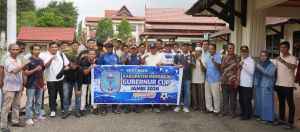  Merangin Barometer Sepakbola Jambi, Wabup A. Khafidh Lepas Kontingen Gubernur Cup 2026 