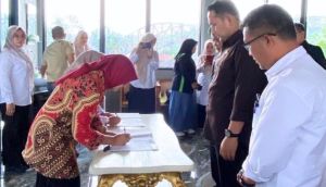 Teken MoU dengan Perbankan, Bupati M. Syukur Optimalkan Sumber Pendapatan Daerah