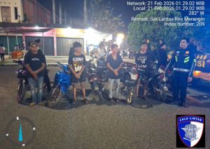  Balap Liar Marak Saat Ramadhan, Polres Merangin Siaga Patroli Hingga Subuh