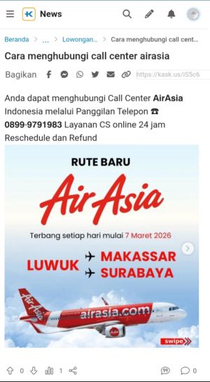 Bagaimana Cara Reschedule Tiket AirAsia