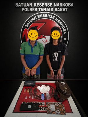  Polisi Ringkus Dua Pelaku Narkoba di Dua Lokasi Berbeda di Tanjab Barat