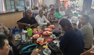  Suasana Santai Penuh Makna, Kapolres Tanjab Barat Bangun Kemitraan dengan Insan Pers