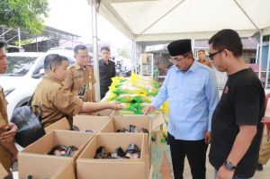  Jelang Idul Adha, Bupati Anwar Sadat Gelar Pasar Murah, Harga Sembako Lebih Terjangkau