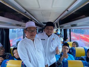 Pemkab Merangin Sambut Suka Cita Kepulangan Jamaah Haji Kloter 19