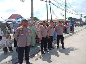  Dikawal Ketat Polres, Rombongan Jamaah Haji Tiba Selamat di Kuala Tungkal