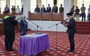 Hadiri Pelantikan PAW Anggota DPRD Merangin, Wabup A. Khafidh: Semoga Amanah dalam Menjalankan Tugas