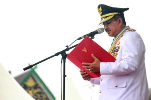 Bupati Anwar Sadat Pimpin Upacara HUT ke-81 RI di Kuala Tungkal, 349 Napi Dapat Remisi