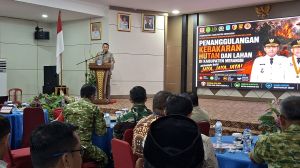 Antisipasi Karhutla, Bupati M. Syukur Siapkan Anggaran BTT dan Posko Gabungan