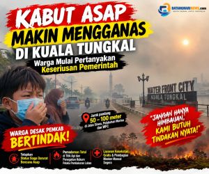  Kabut Asap di Kuala Tungkal Semakin Parah, Warga Mulai Pertanyakan Keseriusan Pemerintah